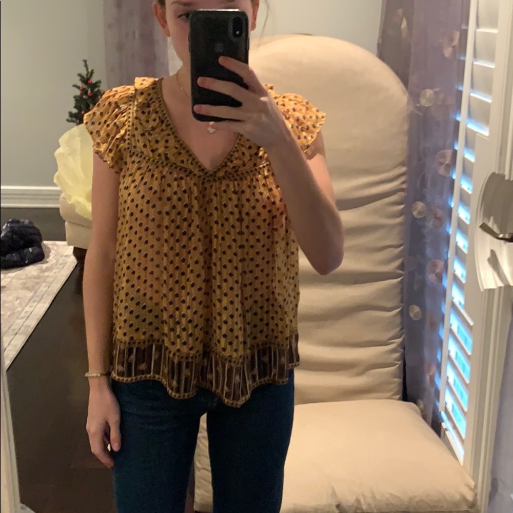Ulla Johnson floral blouse